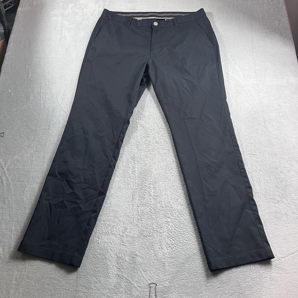 Bonobos Golf Mens Slim Fit Navy Blue Performance Pants 36x32